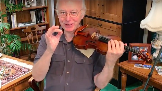 'Five-Minute Warm-up,' Part 2: Lesson in lower positions.