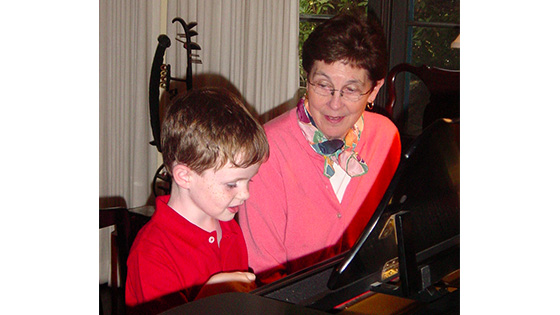 Last Piano Lesson with Fritzie.