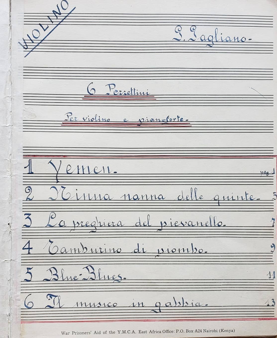 Gagliano Six Pezzettini