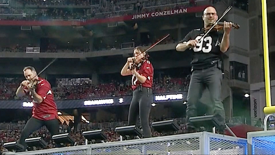 Here's How Three Violinists Crushed an NFL Halftime Show