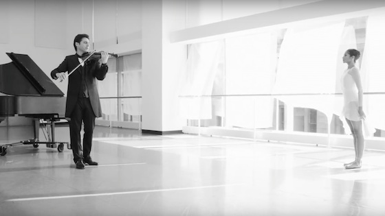 'Valse Triste': a little Romance with Philippe Quint and Joffrey dancer Christine Rocas