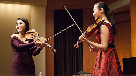 A Masterclass with Sarah Chang at The Manhattan School of Music