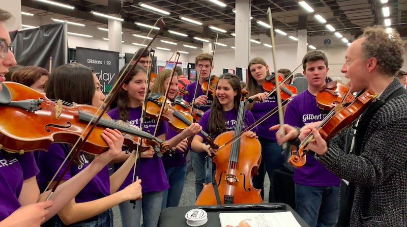 Scenes from the American String Teachers Association Conference 2019 Exhibit Hall