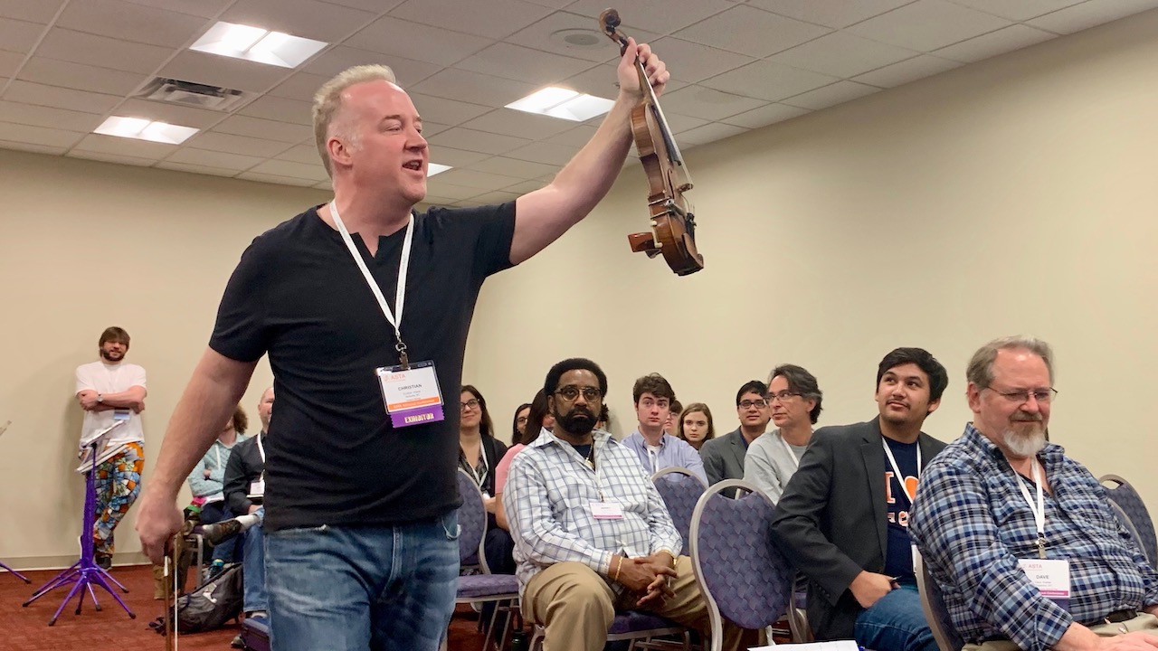 Workshop with Violinist Christian Howes at ASTA 2019: Improv, Modes and More
