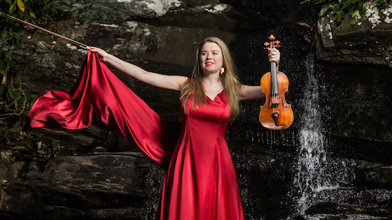 Livestream: Watch Violinist Lara St John perform Bach, Coleman and Frank