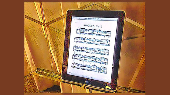iPad music stand tablet