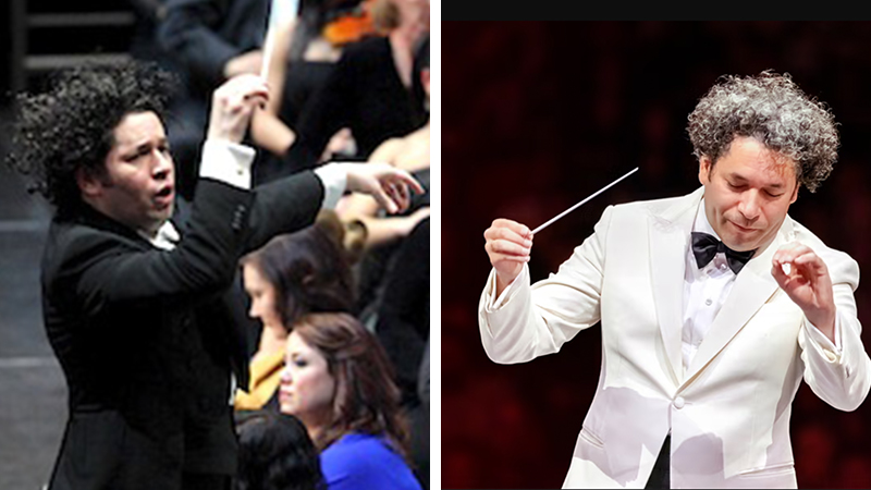 Dudamel then and now