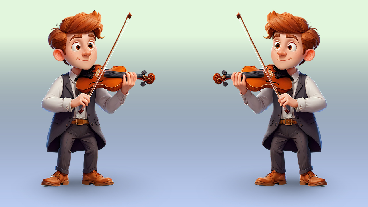 opposite hand violin